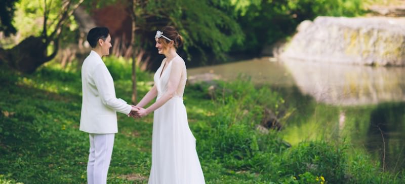 Image for 17 Dapper Brides We’re Stealing Style Inspiration From