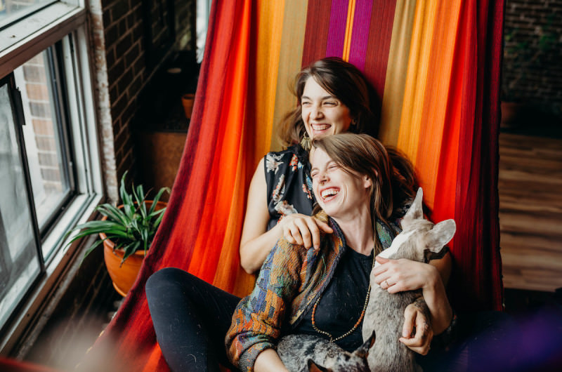 Image for Soleil and BunBun’s Cozy Lifestyle Engagement Shoot