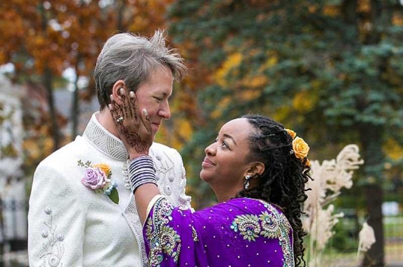 Image for Tanya and Chanel’s Intimate Indian-Inspired Wedding