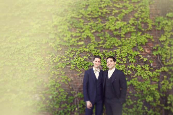Abe and Frank’s Urban Garden Party Wedding