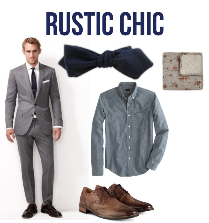 Rustic attire for outlet male