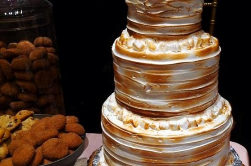 Image for Trend Alert! S’mores Wedding Cakes Are a Thing