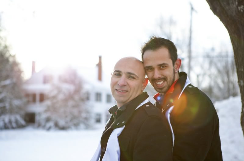 Image for Tony and Leo’s Snowy Valentine’s Day Elopement