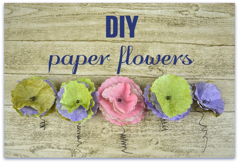 Easy DIY Paper Flower Tutorial