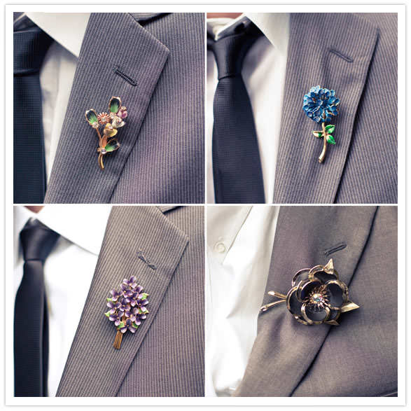 brooch-boutonnieres