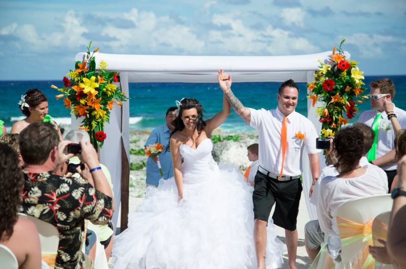 Image for Sara and Brant’s Neon Mexican Destination Wedding