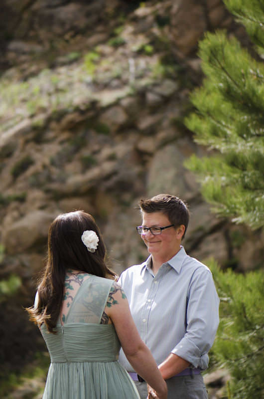 Green Blossom Colorado wedding 13 - Nellie and Theresa's Intimate Colorado Wedding Green Blossom Colorado wedding 13