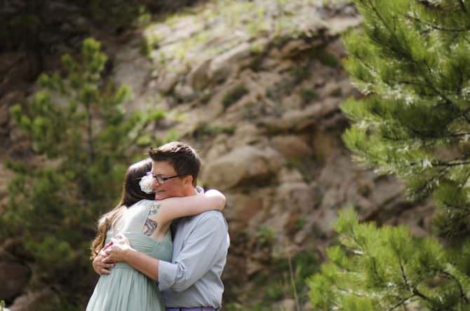 Green Blossom Colorado wedding 17 - Nellie and Theresa's Intimate Colorado Wedding Green Blossom Colorado wedding 17