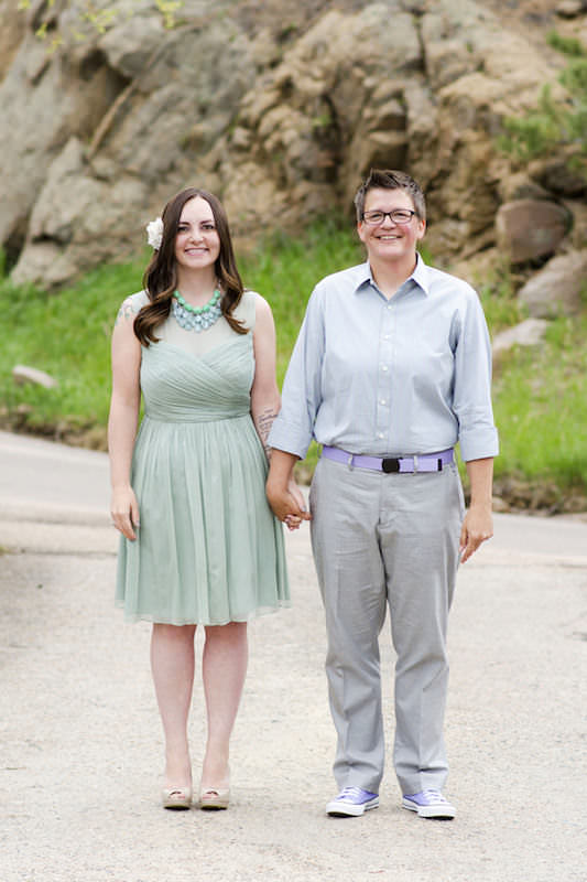 Green Blossom Colorado wedding 5 - Nellie and Theresa's Intimate Colorado Wedding Green Blossom Colorado wedding 5