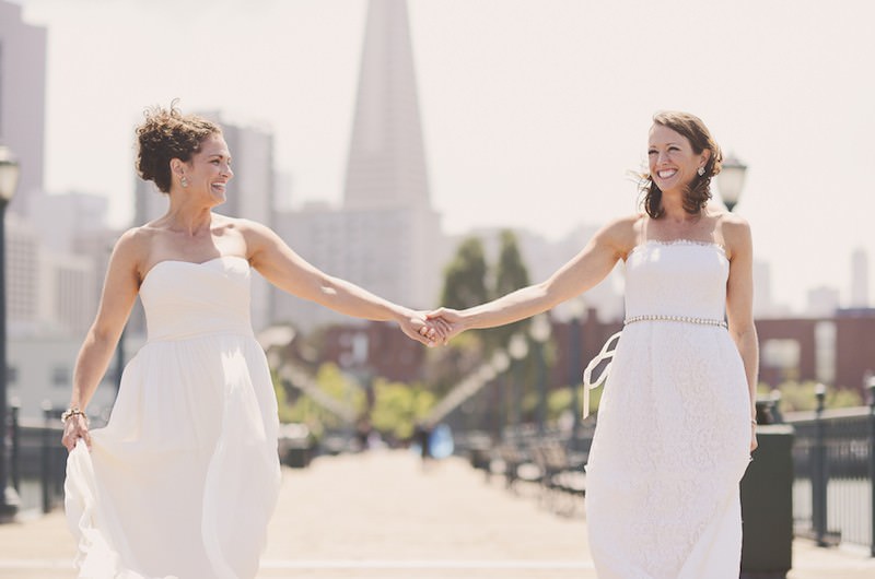 Image for Brooke and Emmy’s Sweet San Francisco City Hall Wedding