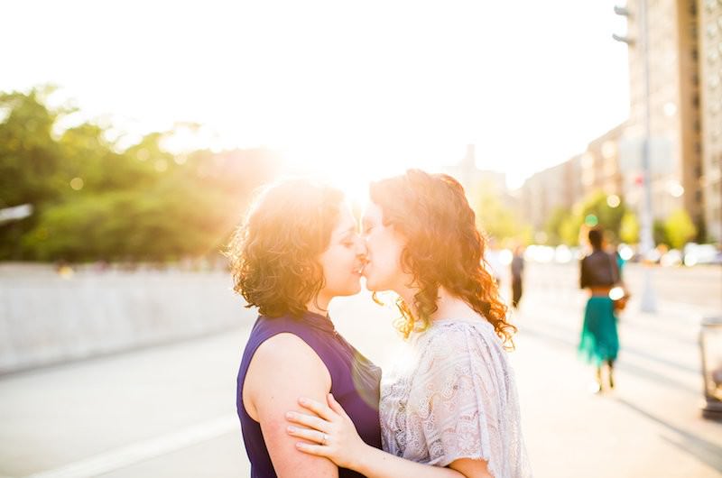 Image for Elena and Lindsey’s Brooklyn Engagement Shoot by Alexis June Weddings