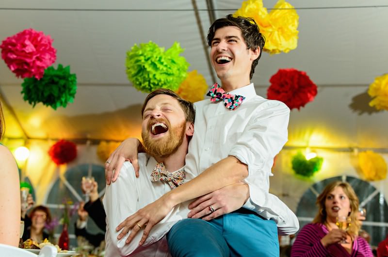 Image for Ryan and Kirk’s Eye-Popping Forest Wedding