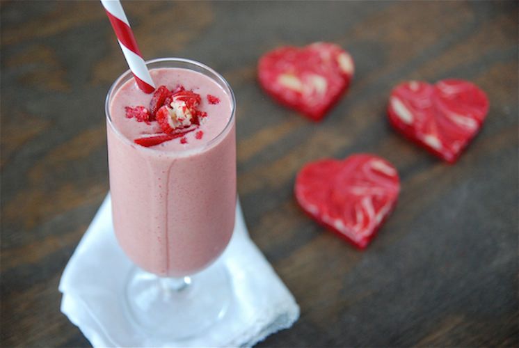 red velvet cheesecake milkshake