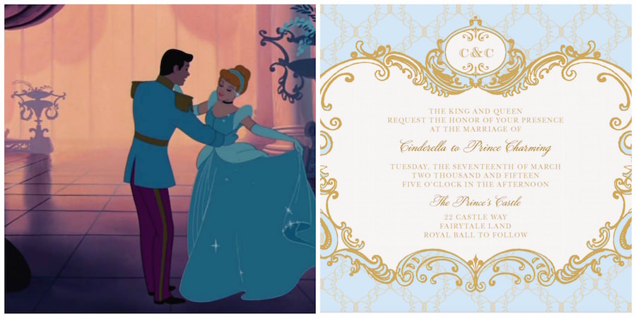 cinderella and prince wedding