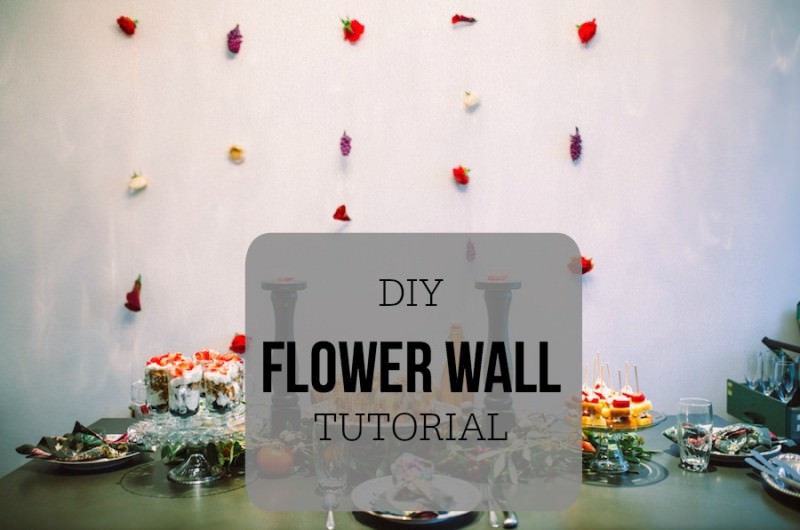 Image for Simple and Chic DIY Flower Wall Tutorial