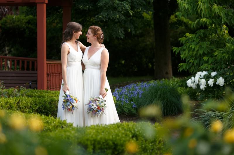 Image for Maegan and Chrissy’s Log Cabin Connecticut Wedding