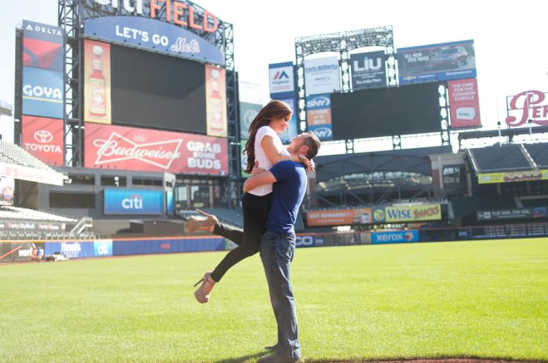Image for Mets Fans Dave and MaryBeth’s Citi Field Engagement Shoot