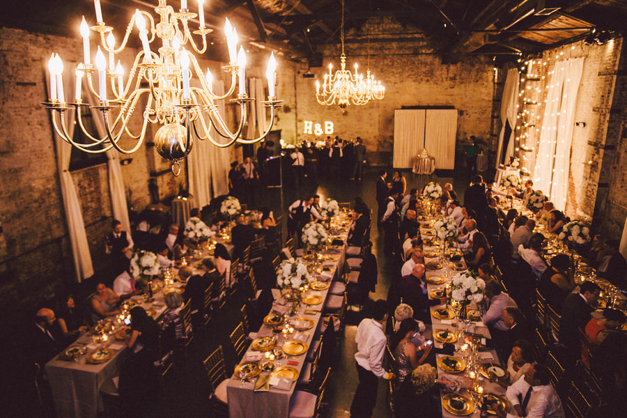 Heather And Brian S Speakeasy Style Wedding Love Inc Green Building Wedding 111
