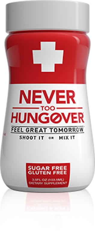 never hungover