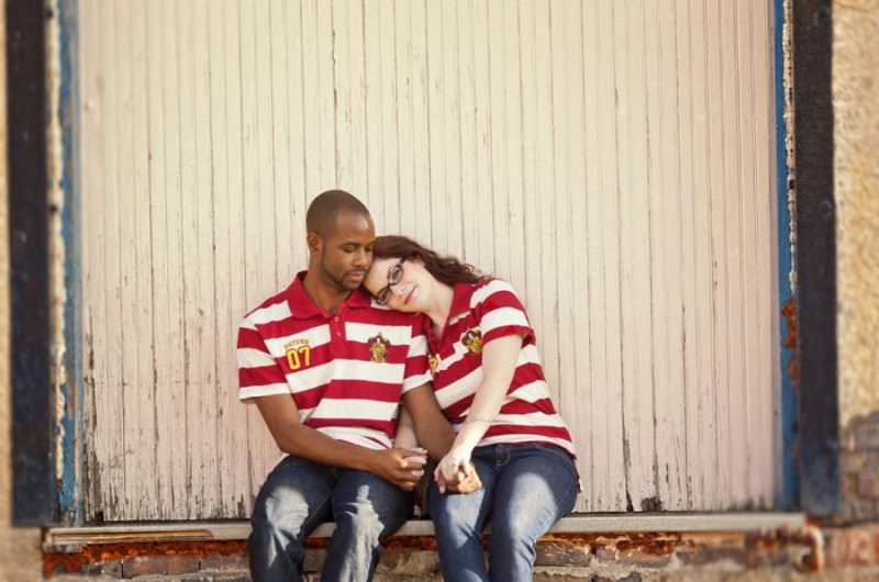 Image for Basil and Courtney’s Harry Potter-Themed Engagement Shoot