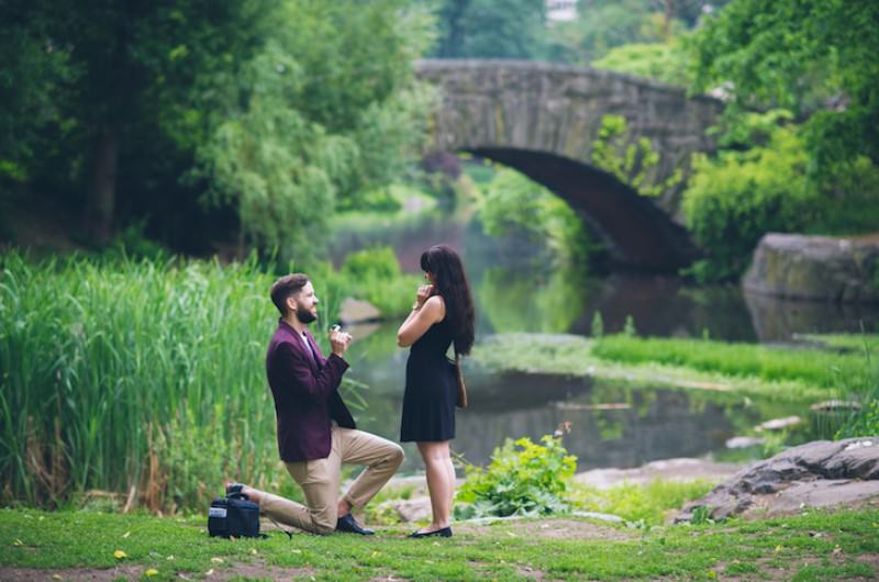 Image for Manuel and Jessica’s Destination Proposal in Central Park