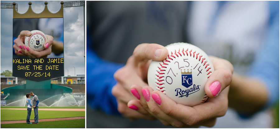 kansas-city-royals-fans-engagement-shoot-kauffman-stadium-salt-and-pine-photo