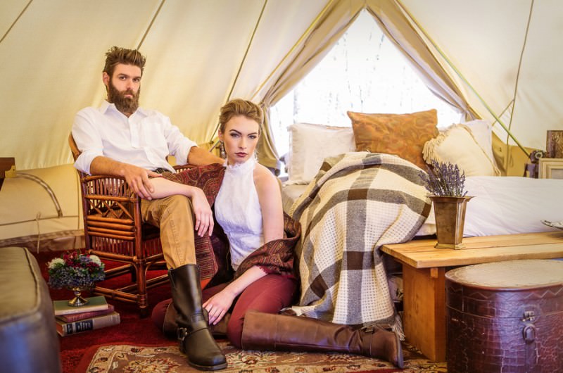 Image for An Intimate Glamping Wedding Inspiration Shoot