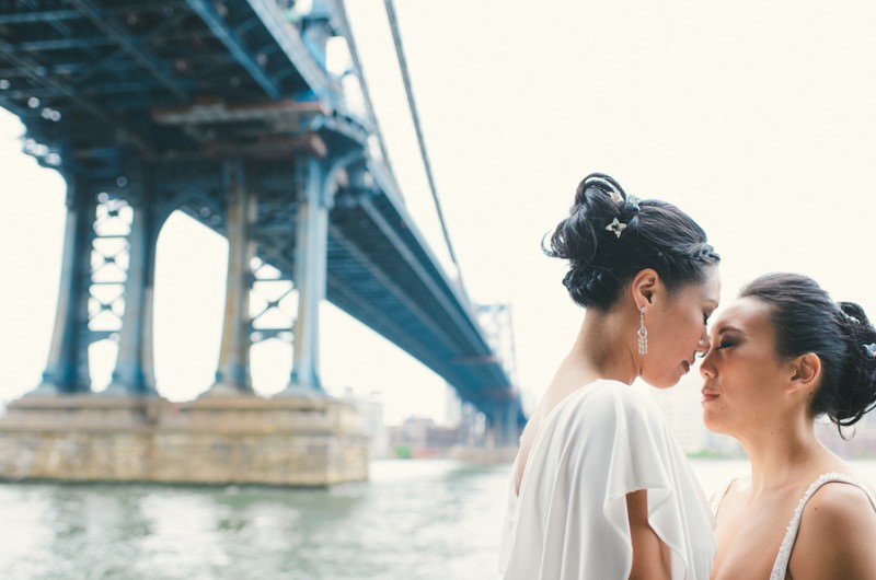 Image for Serena and Melissa’s New York City Subway-Inspired Wedding