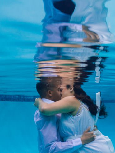 Underwater Engagement Shoot by Melissa McClure Photography