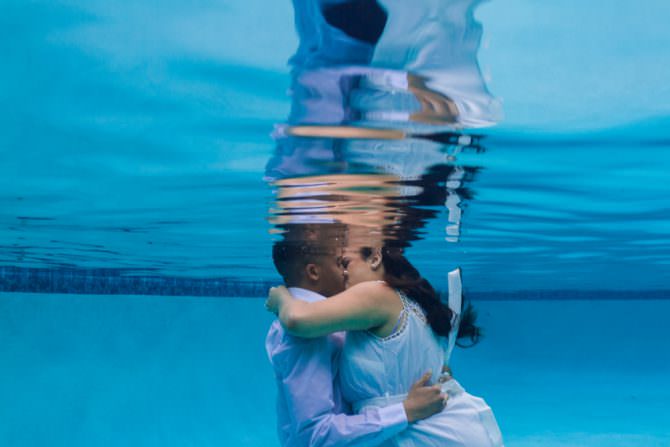 Underwater Engagement Shoot by Melissa McClure Photography