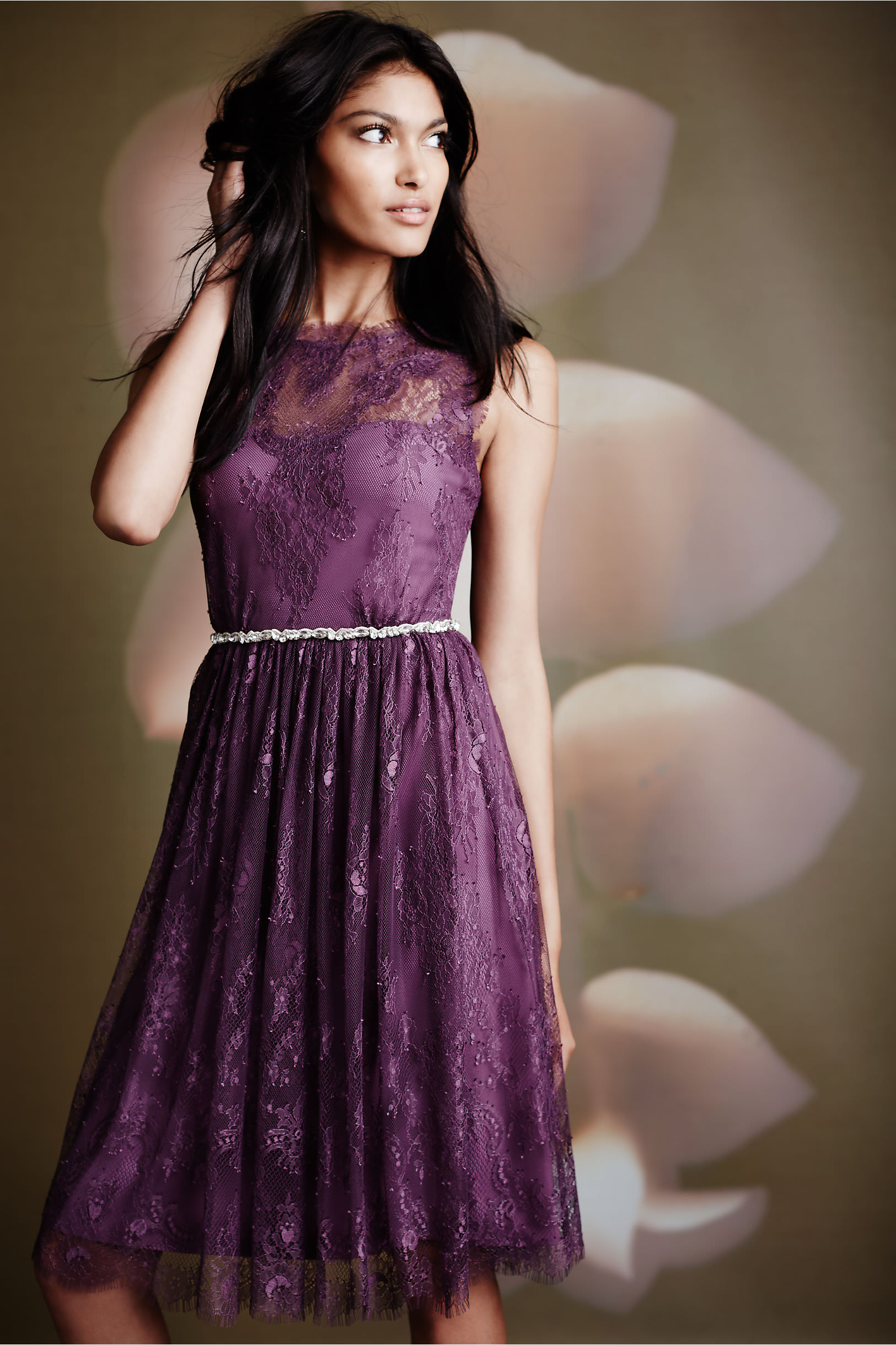 purple dress for wedding guest uk