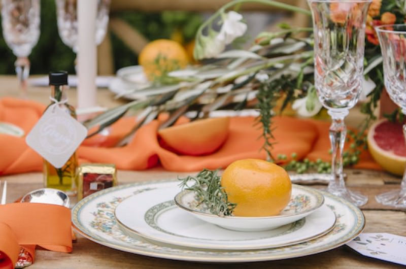 Image for Romantic Citrus Tuscan Wedding Inspiration