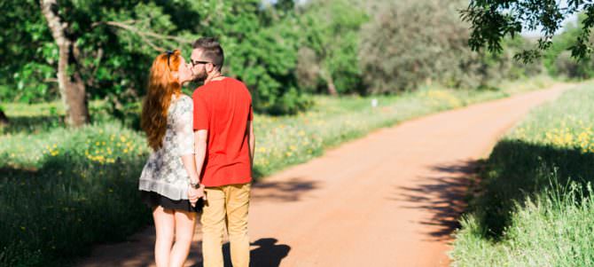 Ines and Fábio’s Whimsical Flower-Filled Portugal Engagement Shoot