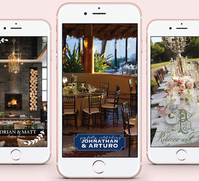 Snapchat Geo Filters for Weddings
