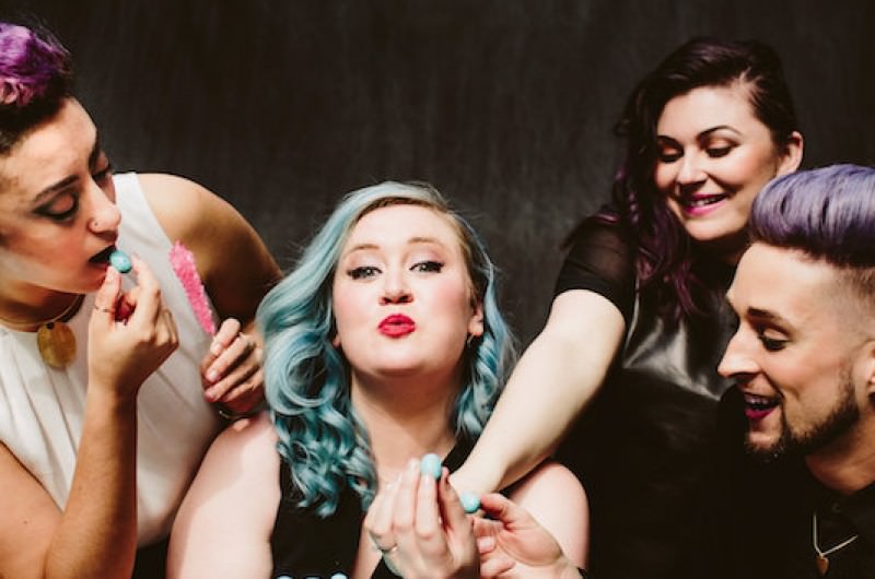 Image for Candy-Colored Wedding Party Celebration Shoot