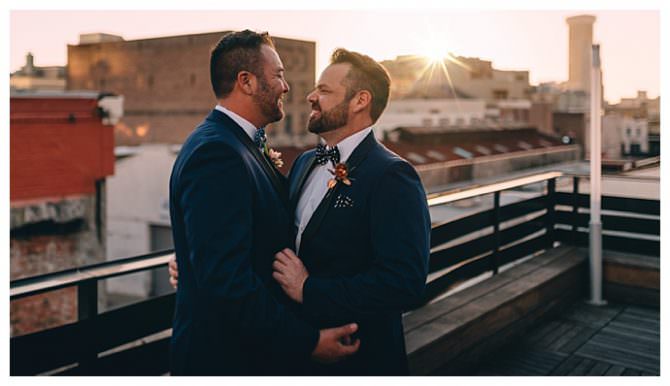 Brent and Herb’s Dark, Romantic New Orleans Wedding