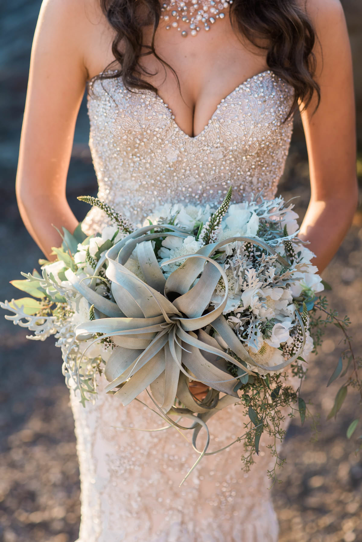 Air Plant Wedding Bouquet