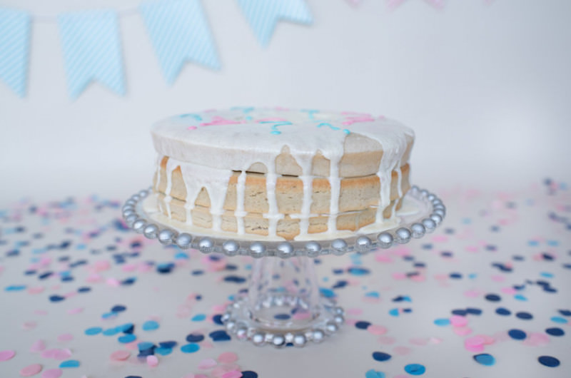 Image for An Adorably Creative Dog Cake Smash Gender Reveal