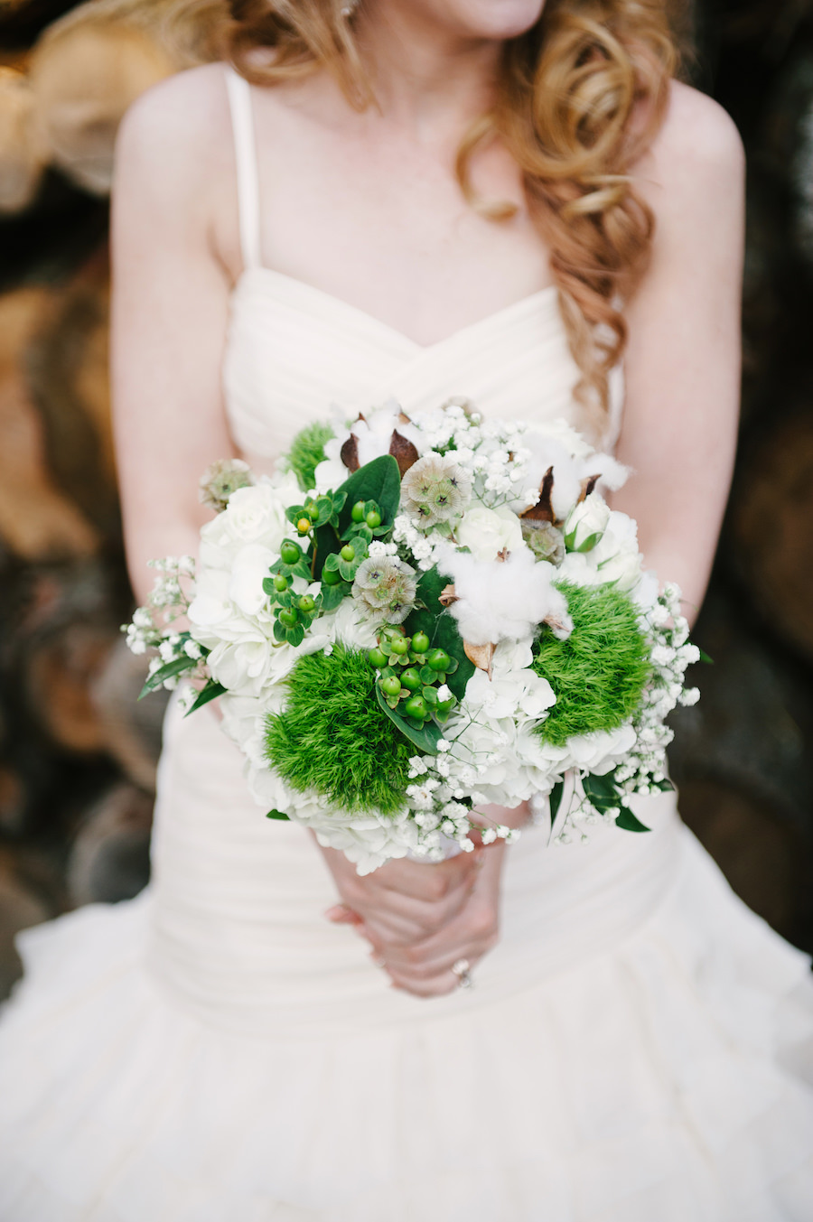 Moss Bridal Bouquet