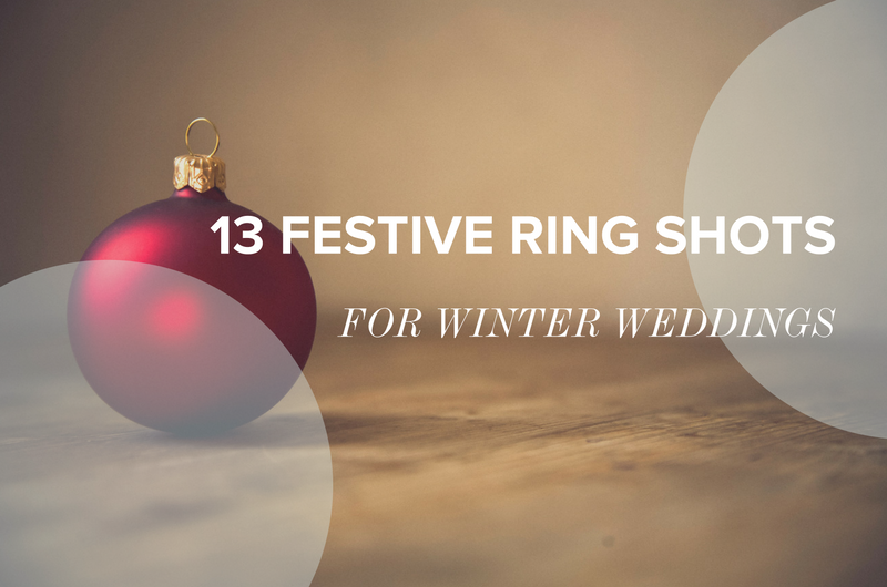 Image for 13 Festive Ring Shots for Winter Weddings