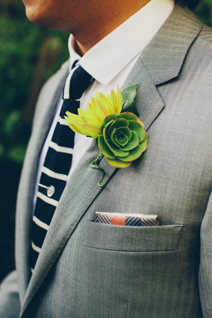 Succulent Boutonniere