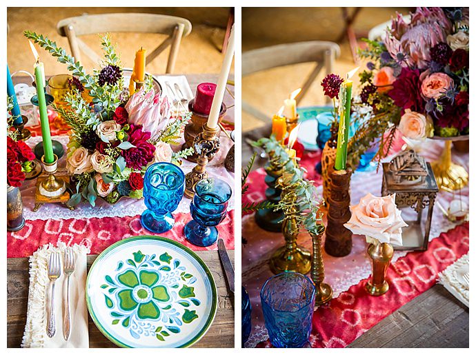 vintage-bohemian-tablescape-rustic-wedding-inspiration