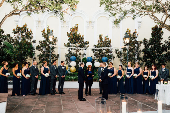 Bow Tie Themed Wedding in New Orleans