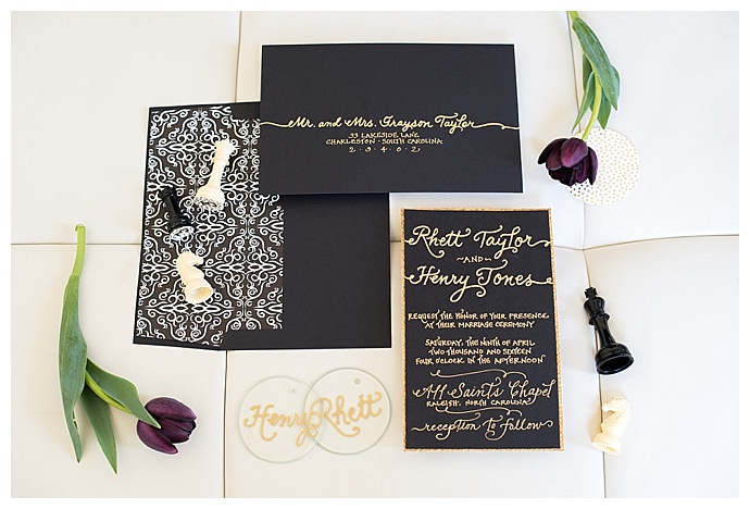 chess-theme-wedding-styled-shoot-stationery