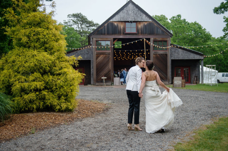 Image for Beth and Sarah’s Rustic and Rainy Wedding on Martha’s Vineyard