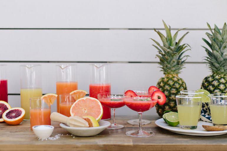 8 Epic Margarita Stations for Reception Inspiration Love Inc. Mag