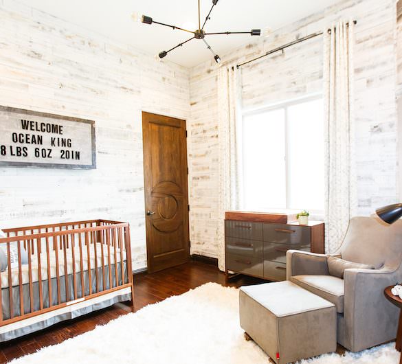 Industrial Beach Nursery Decor