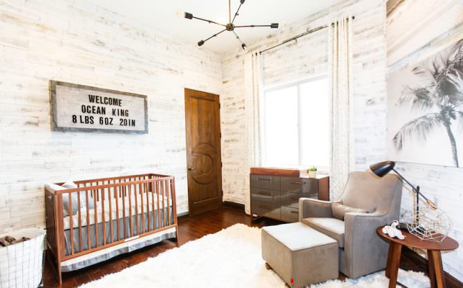 Industrial Beach Nursery Decor