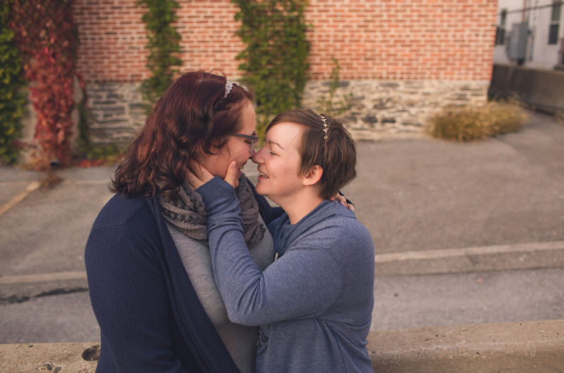 Image for Cierra and Shannon’s Downtown Frederick Engagement Shoot