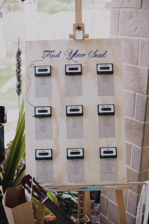 cassette-wedding-seating-chart